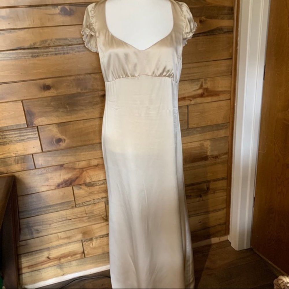 RARE Reformation Bridgerton Silk Dress Gown - Sz 4